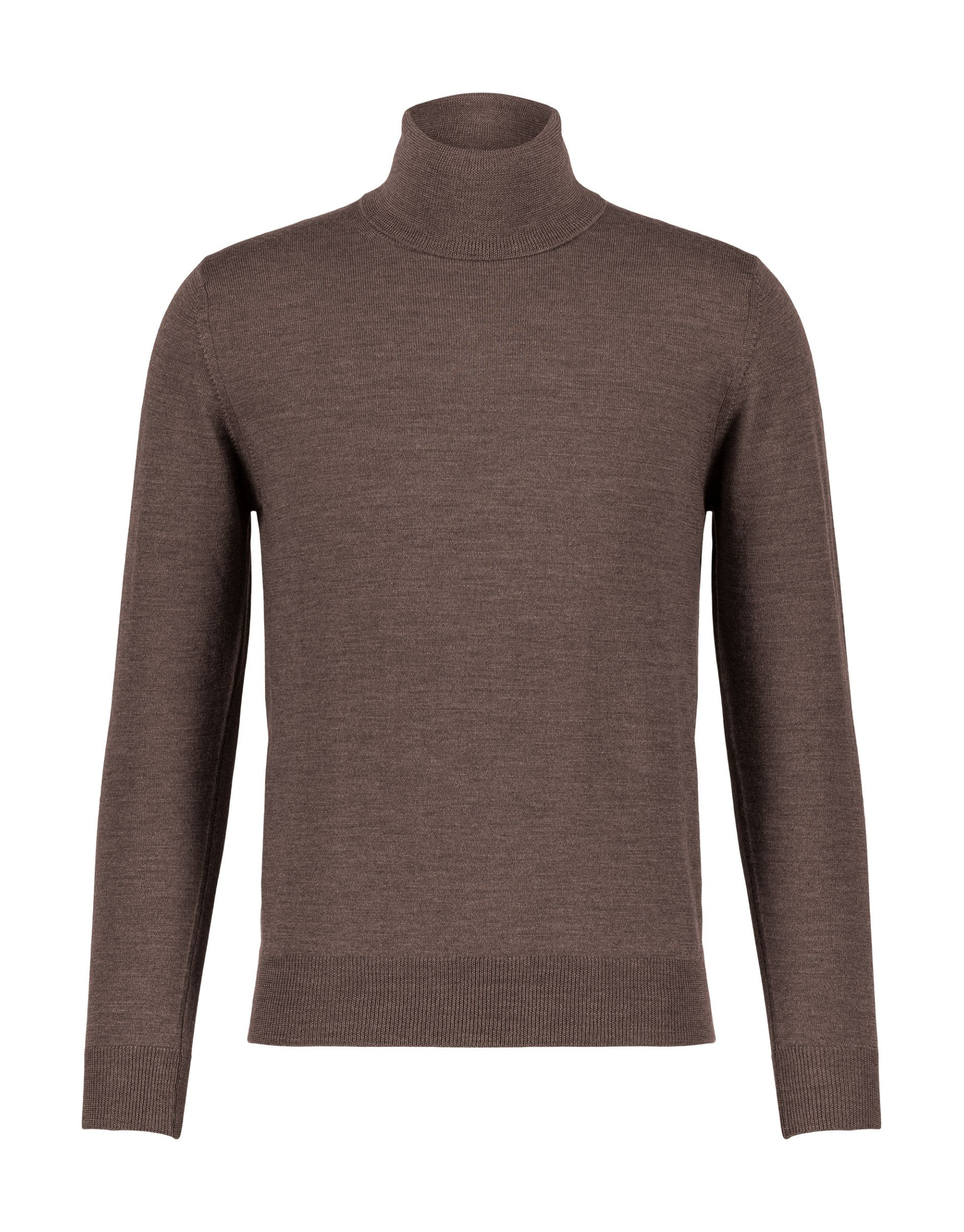 Pull col roulé Taupe